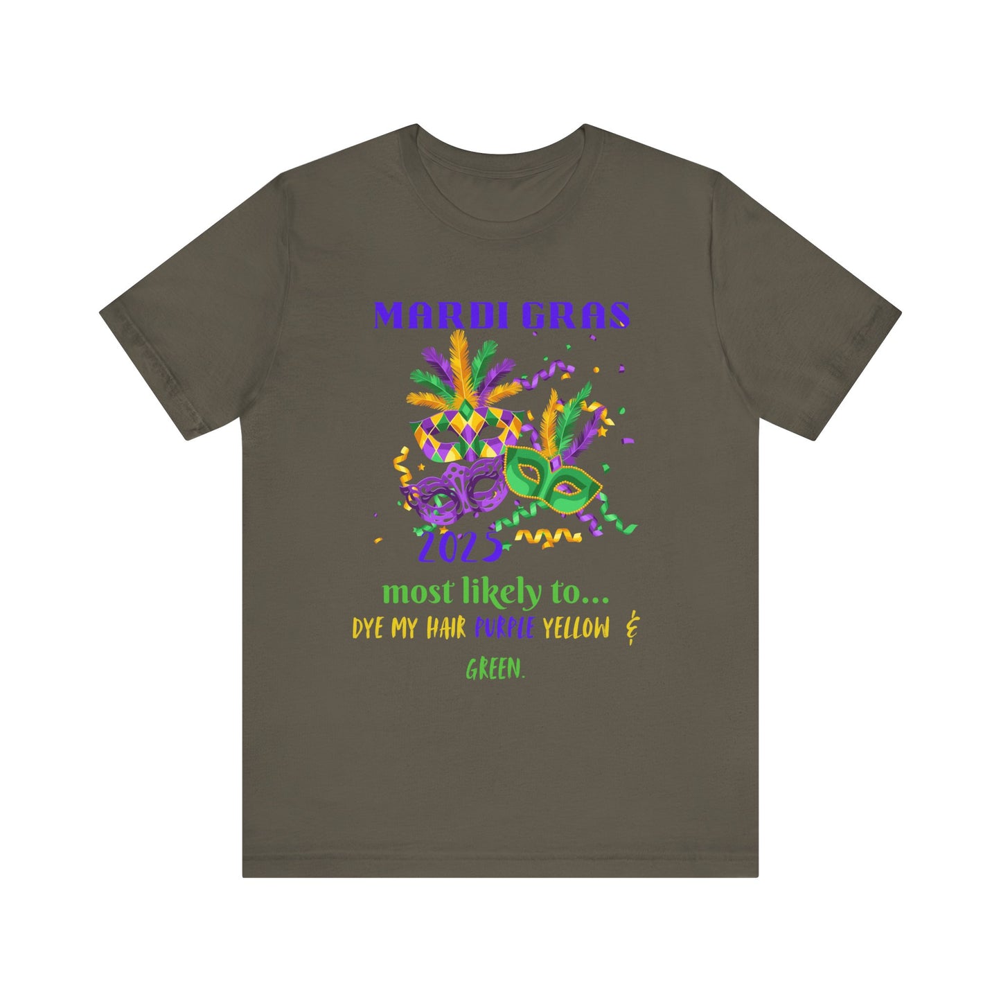 DYE YOUR HAIR, PURPLE YELLOW & GREEN - MARDI GRAS '25