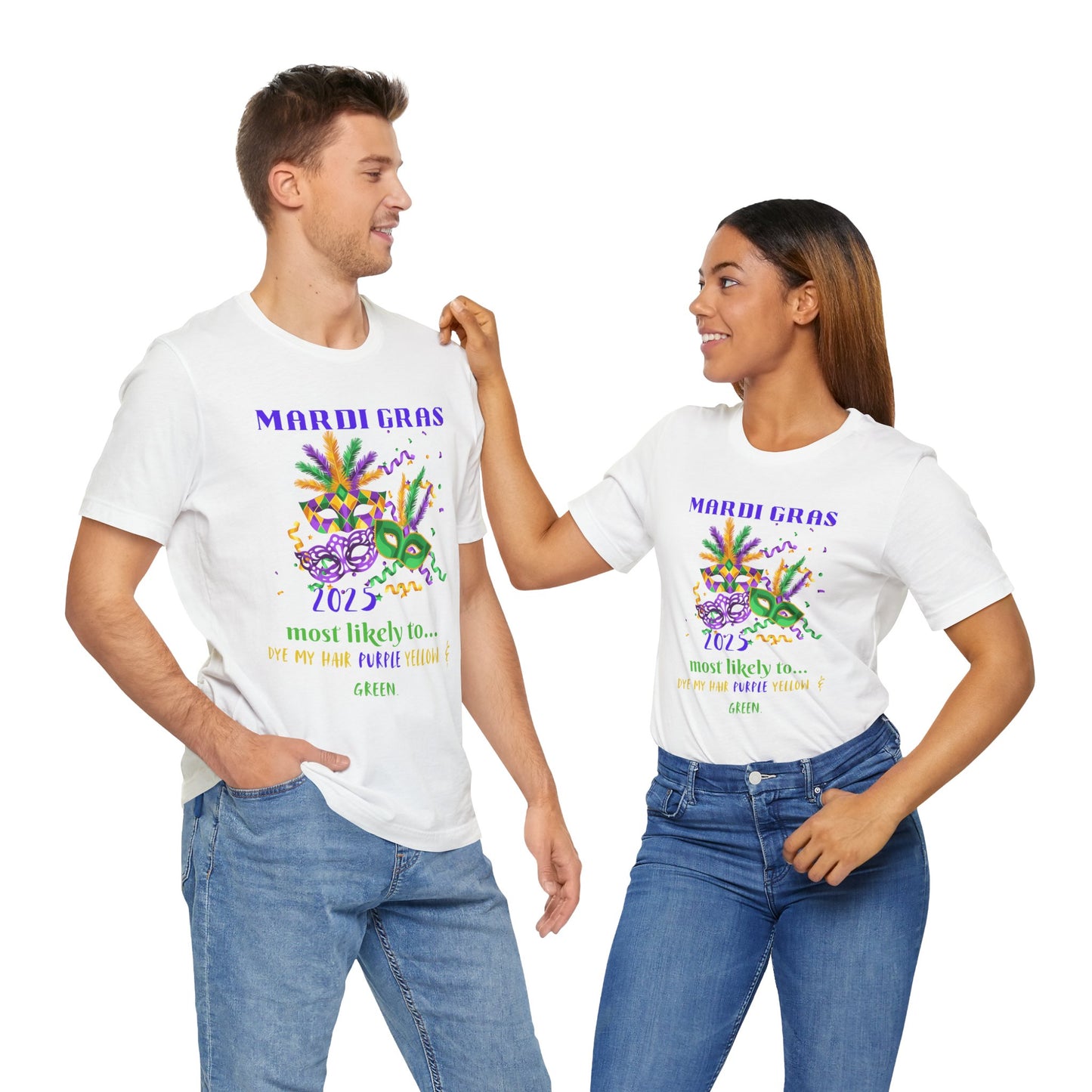 DYE YOUR HAIR, PURPLE YELLOW & GREEN - MARDI GRAS '25