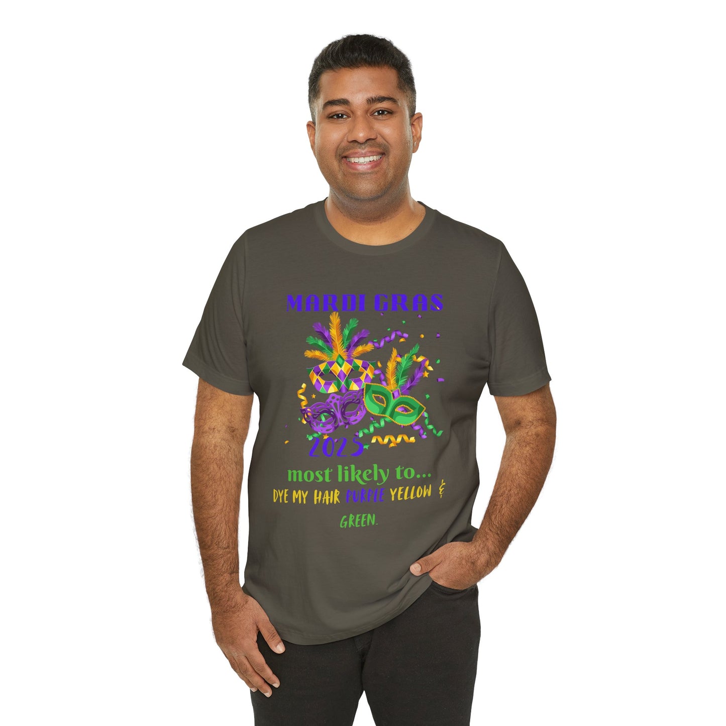 DYE YOUR HAIR, PURPLE YELLOW & GREEN - MARDI GRAS '25
